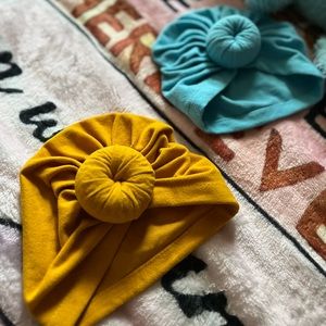 Baby girl Turban Hat Bun Knot Baby Infant beanie baby girl soft cute toddler cap